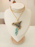 Collana con ciondolo Sicilia in ceramica