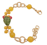 Bracciale fico d'India in ceramica, vari colori