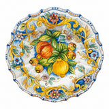 Grande piatto con frutti diametro 45 cm