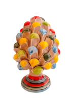 Pigna siciliana Multicolore in ceramica di Caltagirone