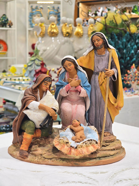 Bue e Asinello nel presepe di Natale Foto stock Bue e Asinello nel presepe di Natale Foto stock