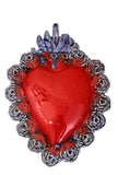 Ex Voto Cuore Sacro in Ceramica