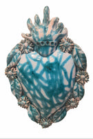 Ex Voto Cuore Sacro in Ceramica