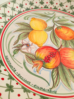 Piatto fangotto con frutti