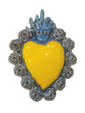Ex Voto Cuore Sacro in Ceramica