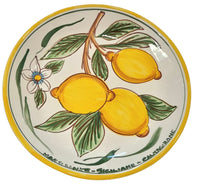 Piatto in ceramica di Caltagirone con Limone, varie misure