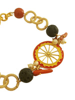 Bracciale con ruota di carretto