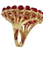 Anello rosone con cristalli