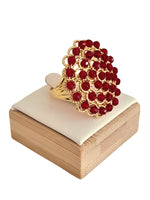 Anello rosone con cristalli