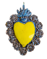Ex Voto Cuore Sacro in Ceramica