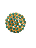 Anello rosone con cristalli