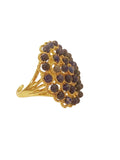 Anello rosone con cristalli