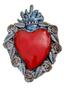 Ex Voto Cuore Sacro in Ceramica