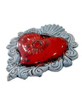 Ex Voto, cuore sacro in ceramica