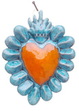 Ex Voto Cuore Sacro in Ceramica
