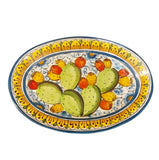 Piatto ovale fico d'india