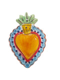Ex Voto Cuore Sacro in ceramica
