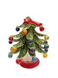 Albero di Natale Verde in Ceramica di Caltagirone h cm 15