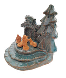 Natività in verde e terracotta