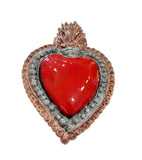 Ex voto Cuore sacro con madreperla, vari colori