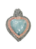Ex voto Cuore sacro con madreperla, vari colori