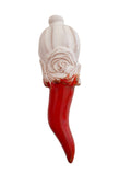 Corno in ceramica portafortuna, varie misure