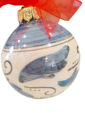 Palle di Natale in ceramica, madreperlate, vari decori