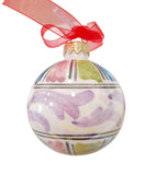 Palle di Natale in ceramica, madreperlate, vari decori