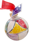 Palle di Natale in ceramica, madreperlate, vari decori