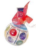 Palle di Natale in ceramica, madreperlate, vari decori