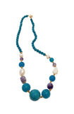 Collana con pietre colorate
