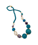 Collana con pietre colorate