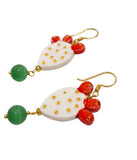 Orecchini fico d'india, vari colori