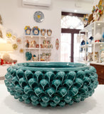 Centro tavola motivo pigna, diametro 23-24 cm, vari colori