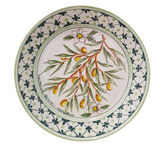 Piatto Ulivo in ceramica di Caltagirone, varie misure