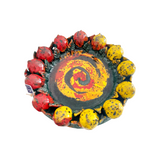 Centrotavola con limoni sfumati, vari colori