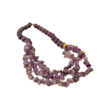 Set orecchini e collana in ametista