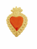 Ex Voto Cuore Sacro in ceramica
