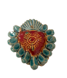 Piccolo ex voto in ceramica, vari colori