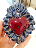 Piccolo ex voto in ceramica, vari colori