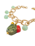 Bracciale con fico d'India in ceramica