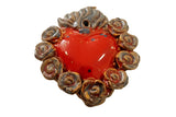 Piccolo ex voto in ceramica, vari colori