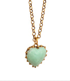 Collana con cuore sacro in tiffany