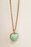 Collana con cuore sacro in tiffany