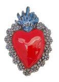 Ex Voto Cuore Sacro in Ceramica