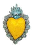 Ex Voto Cuore Sacro in Ceramica