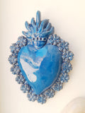 Ex Voto Cuore Sacro in Ceramica