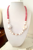 Collana elegante con perle naturali