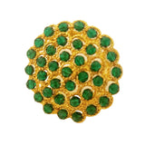 Anello rosone con cristalli, vari colori