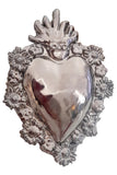 Cuore sacro finitura platino